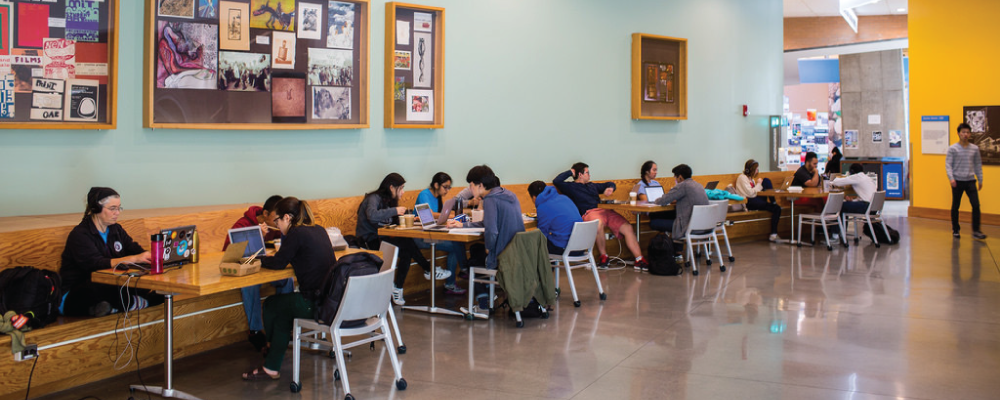 mit students studying in stata center