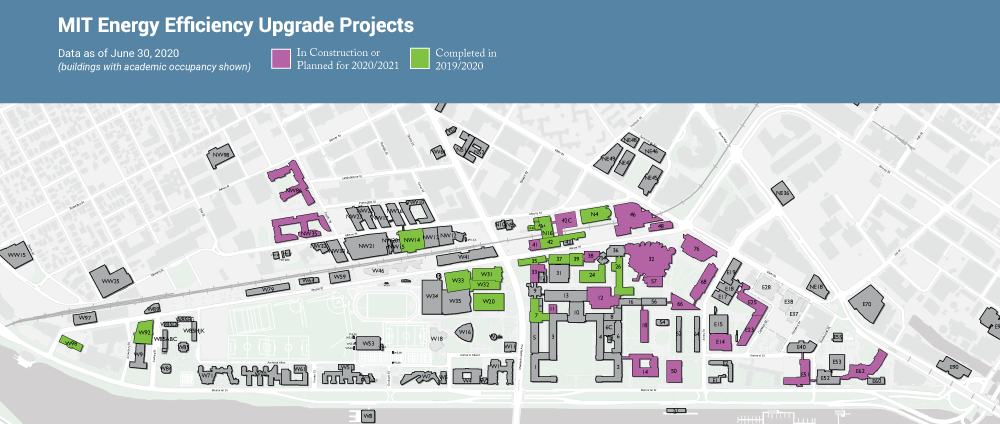 Map of Energy Efficiency Upgrade projects