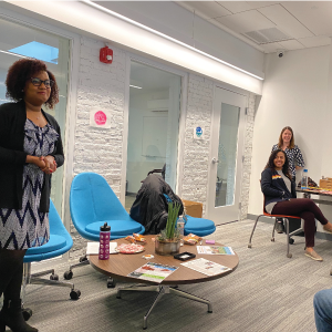 Junardy welcoming the Just a Start cohort to the Job Connector